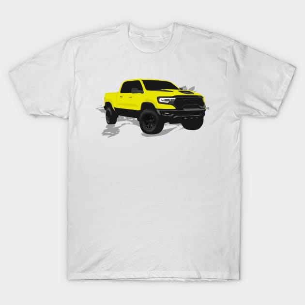 Yellow Ram Trx T-Shirt by mfz